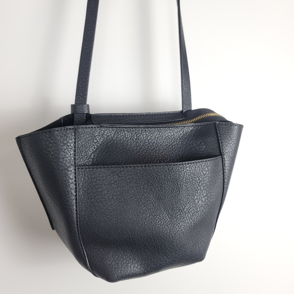 Anthropologie Black adjustable crossbody purse